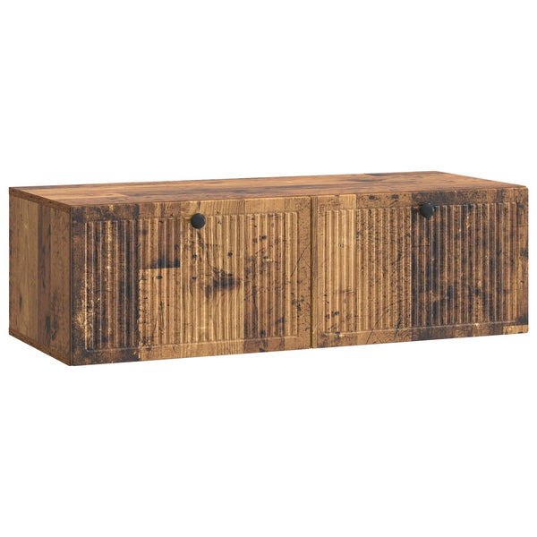 Wandmontierter TV-Schrank Altholz 98cm