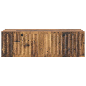 Wandmontierter TV-Schrank Altholz 98cm