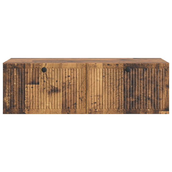 Wandmontierter TV-Schrank Altholz 98cm