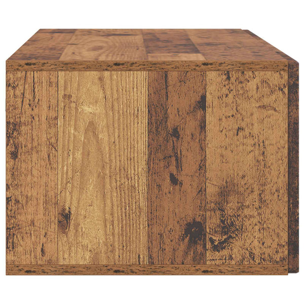 Wandmontierter TV-Schrank Altholz 98cm
