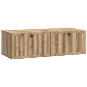 Wandmontierter TV-Schrank Eiche 98cm