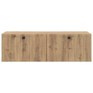 Wandmontierter TV-Schrank Eiche 98cm