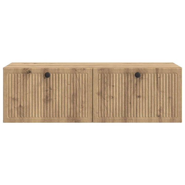Wandmontierter TV-Schrank Eiche 98cm