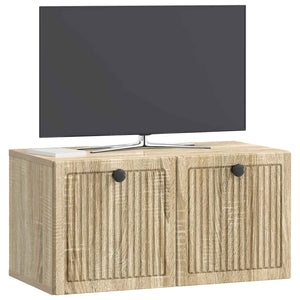 Wandmontierter TV-Schrank Sonoma Eiche