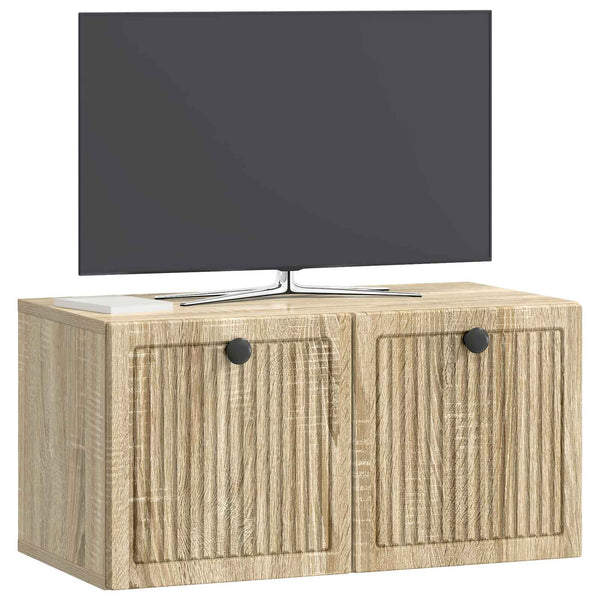 Wandmontierter TV-Schrank Sonoma Eiche