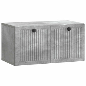Wandmontierter TV-Schrank Betongrau