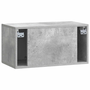 Wandmontierter TV-Schrank Betongrau