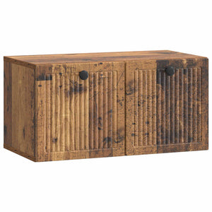 Wandmontierter TV-Schrank Altholz 59,5cm
