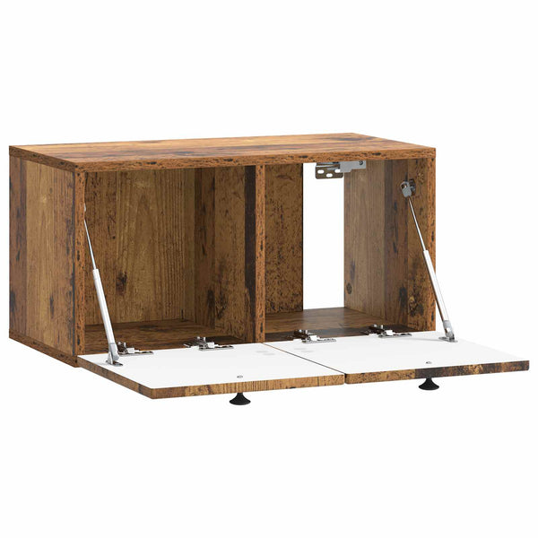 Wandmontierter TV-Schrank Altholz 59,5cm