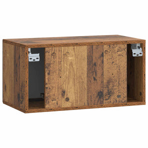 Wandmontierter TV-Schrank Altholz 59,5cm