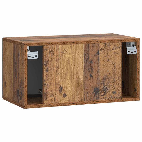 Wandmontierter TV-Schrank Altholz 59,5cm