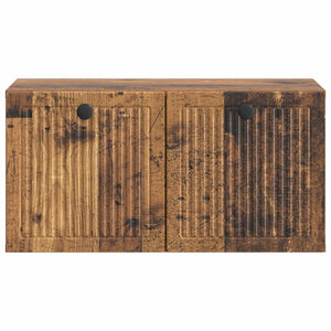 Wandmontierter TV-Schrank Altholz 59,5cm