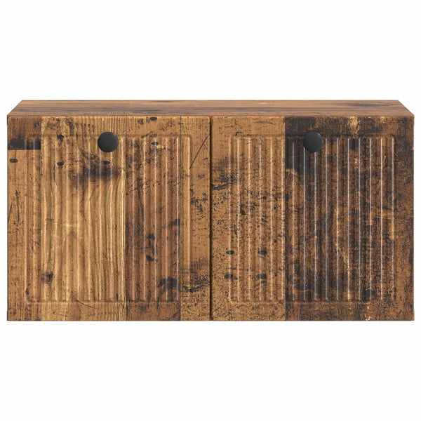 Wandmontierter TV-Schrank Altholz 59,5cm