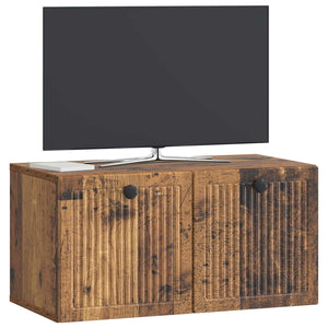 Wandmontierter TV-Schrank Altholz 59,5cm