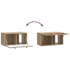 Wandmontierter TV-Schrank Artisan Eiche