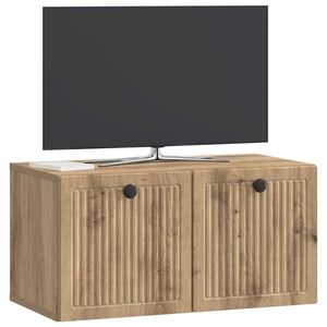 Wandmontierter TV-Schrank Artisan Eiche