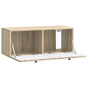 Wandmontierter TV-Schrank Sonoma-Eiche