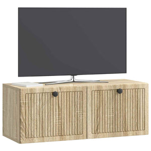 Wandmontierter TV-Schrank Sonoma-Eiche