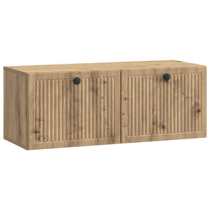 Wandmontierter TV-Schrank Eiche 78,5 cm