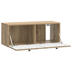 Wandmontierter TV-Schrank Eiche 78,5 cm