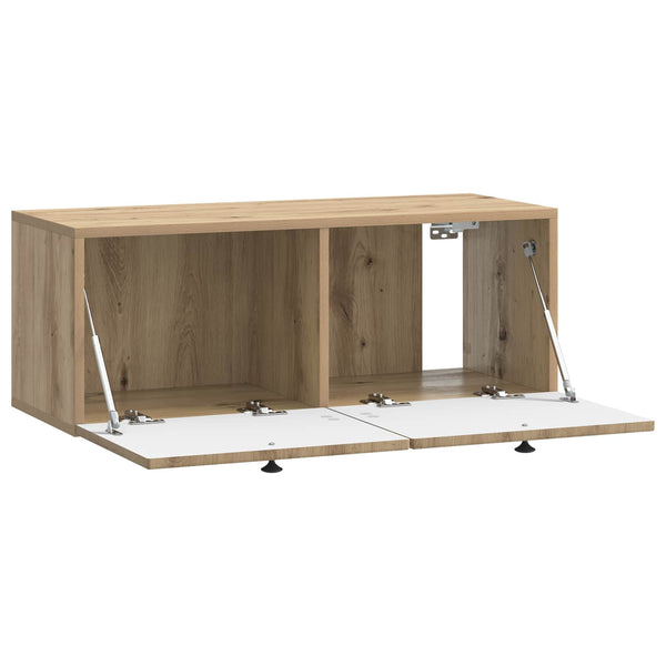 Wandmontierter TV-Schrank Eiche 78,5 cm