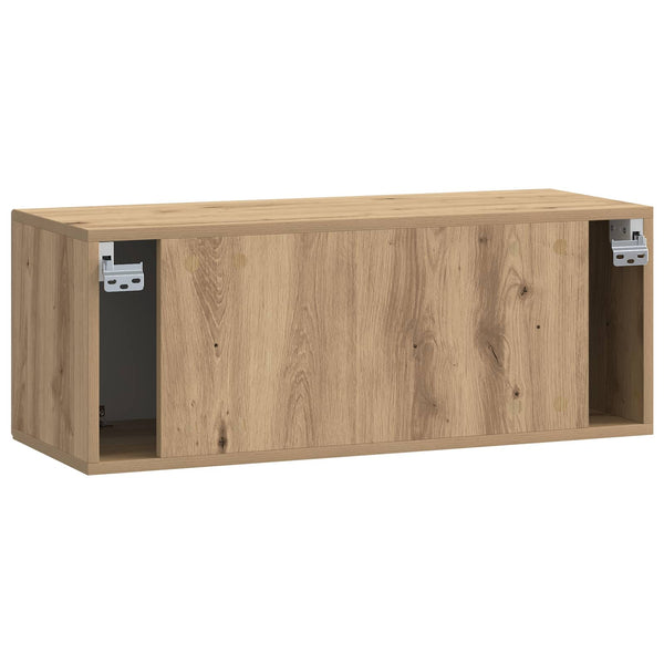 Wandmontierter TV-Schrank Eiche 78,5 cm