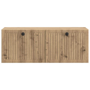 Wandmontierter TV-Schrank Eiche 78,5 cm