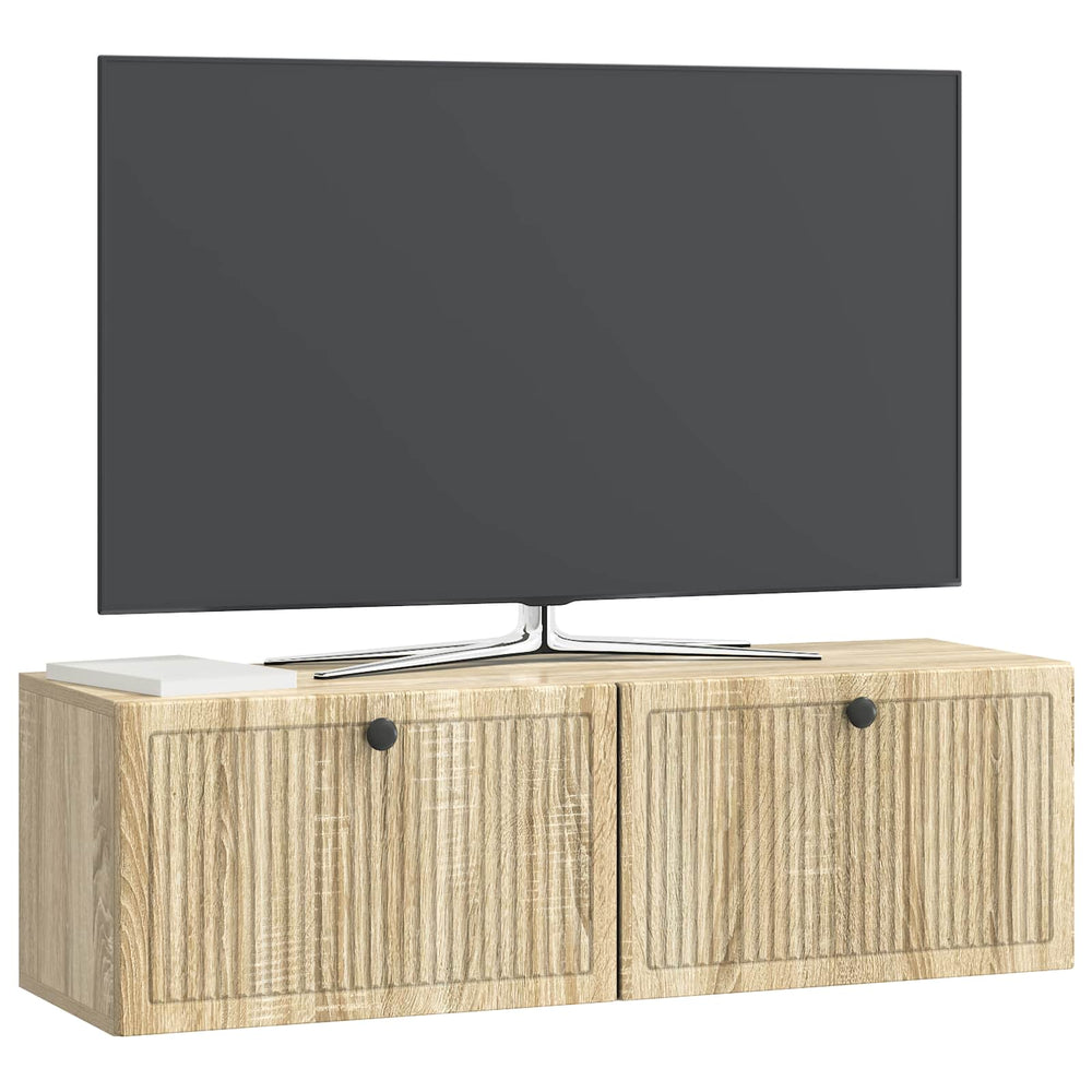 Wandmontierter TV-Schrank Sonoma-Eiche