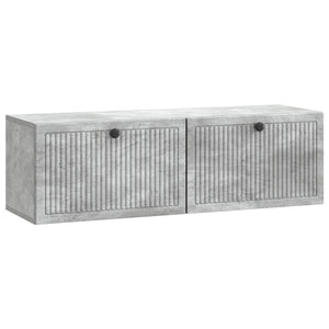 Wandmontierter TV-Schrank Betongrau 98cm