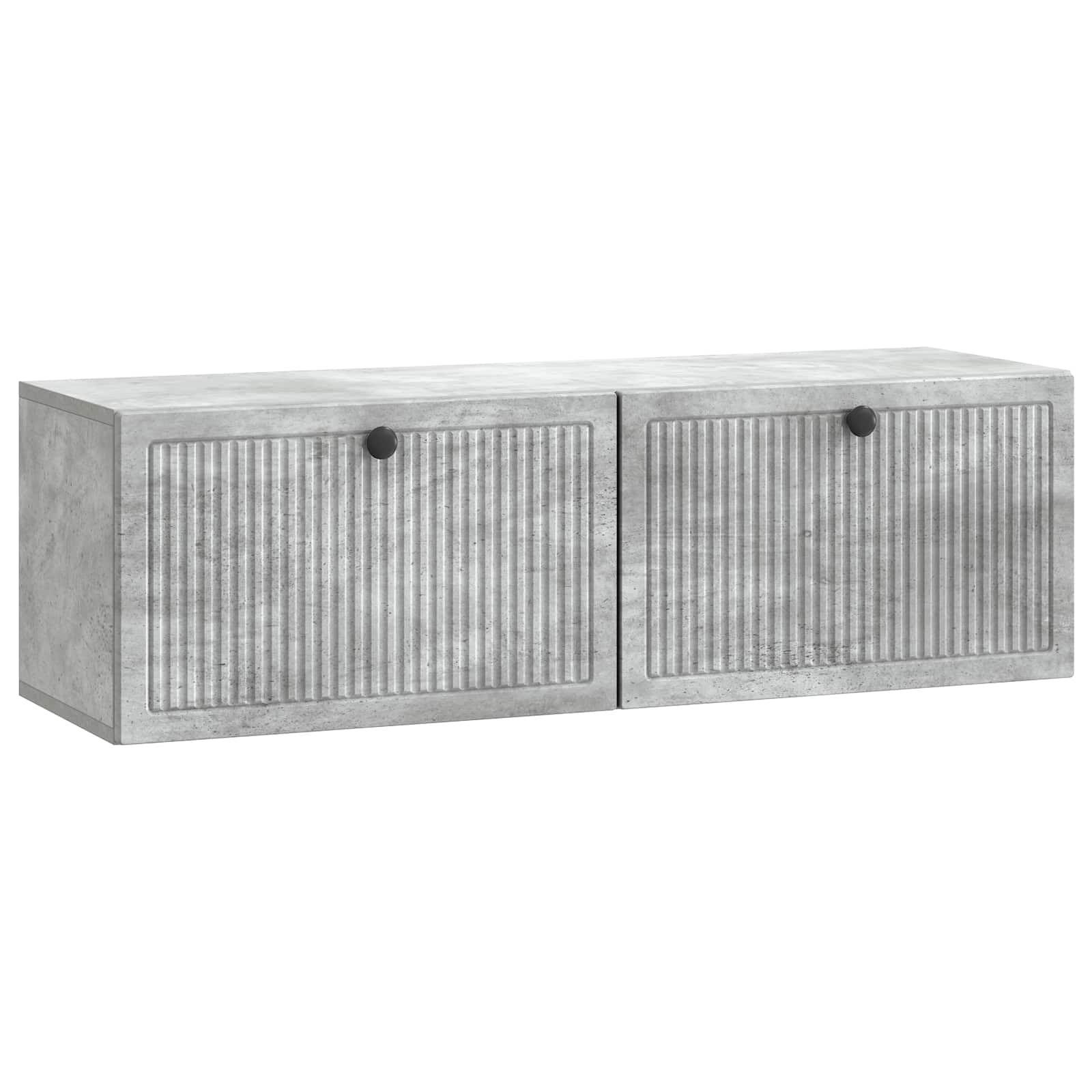 Wandmontierter TV-Schrank Betongrau 98cm