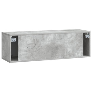 Wandmontierter TV-Schrank Betongrau 98cm