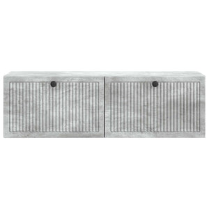 Wandmontierter TV-Schrank Betongrau 98cm