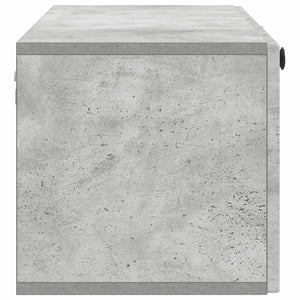 Wandmontierter TV-Schrank Betongrau 98cm