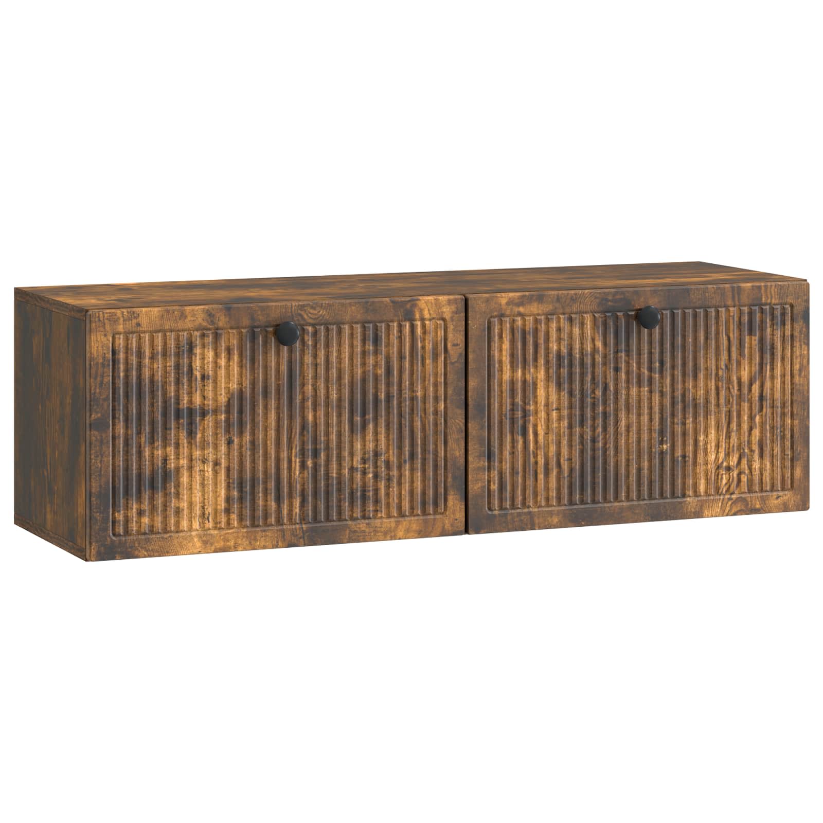 Wandmontierter TV-Schrank Geräucherte Eiche 98cm