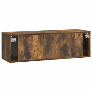 Wandmontierter TV-Schrank Geräucherte Eiche 98cm