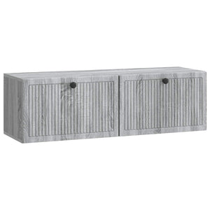 Wandmontierter TV-Schrank Grau