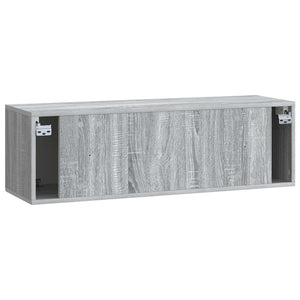 Wandmontierter TV-Schrank Grau