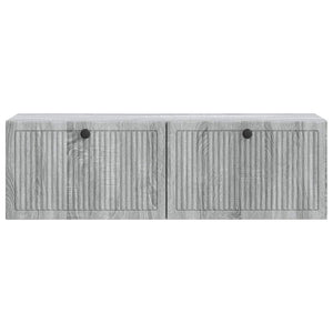Wandmontierter TV-Schrank Grau