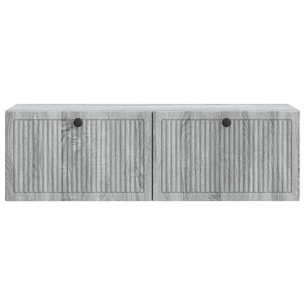Wandmontierter TV-Schrank Grau