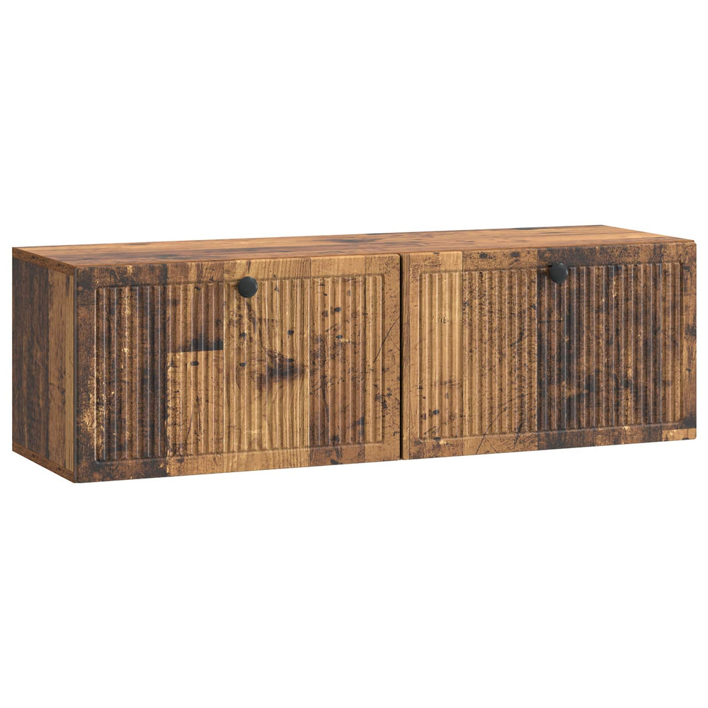 Wandmontierter TV-Schrank Altholz 98 cm