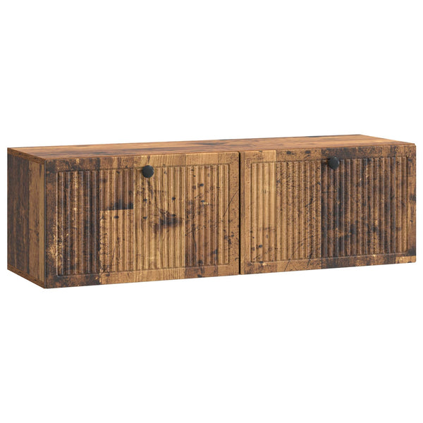 Wandmontierter TV-Schrank Altholz 98 cm