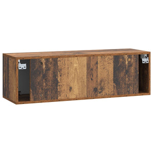 Wandmontierter TV-Schrank Altholz 98 cm