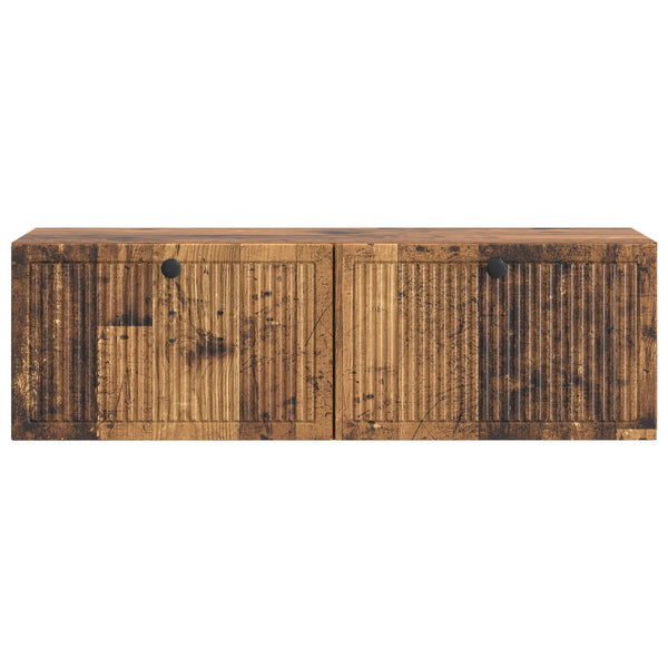 Wandmontierter TV-Schrank Altholz 98 cm