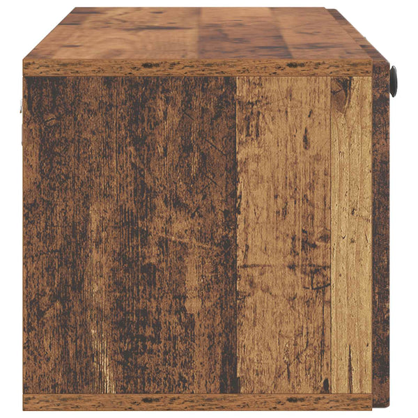 Wandmontierter TV-Schrank Altholz 98 cm