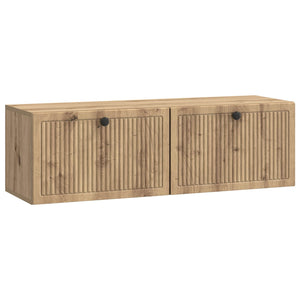 Wandmontierter TV-Schrank Eiche 98cm