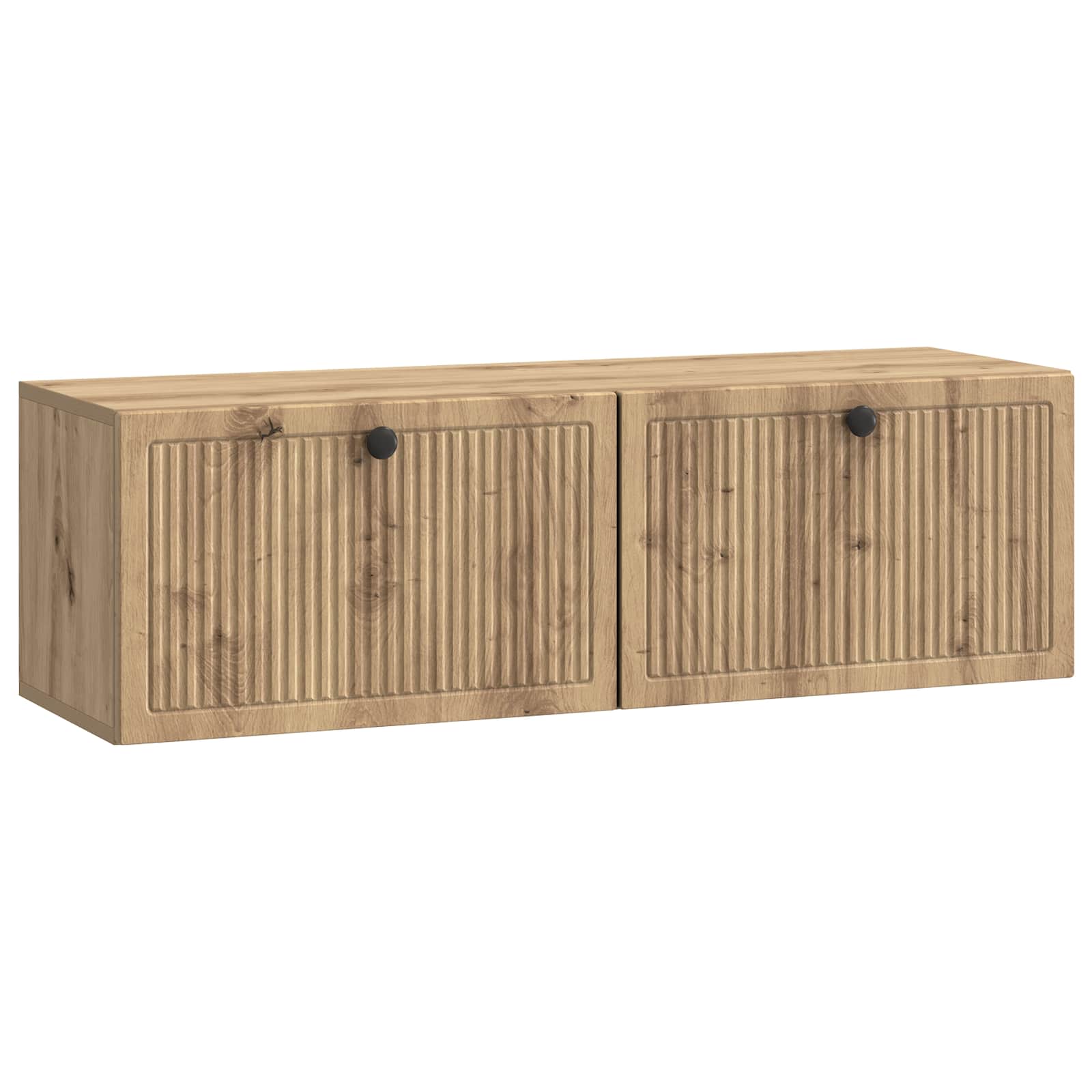 Wandmontierter TV-Schrank Eiche 98cm