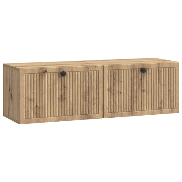 Wandmontierter TV-Schrank Eiche 98cm