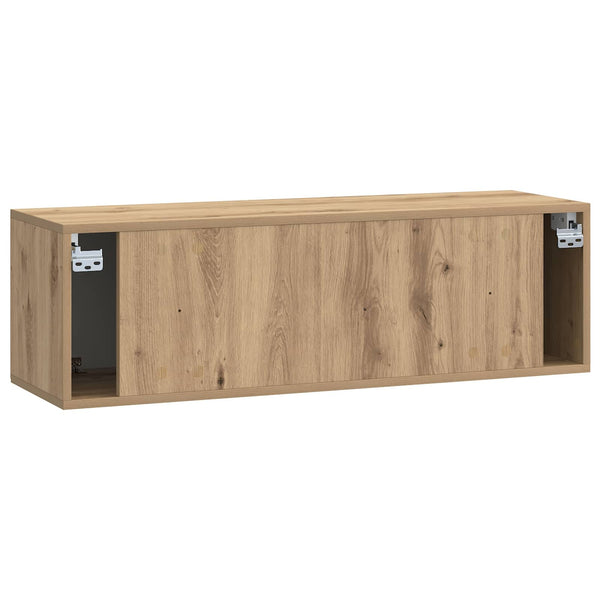 Wandmontierter TV-Schrank Eiche 98cm