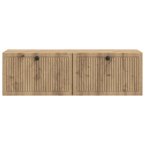 Wandmontierter TV-Schrank Eiche 98cm