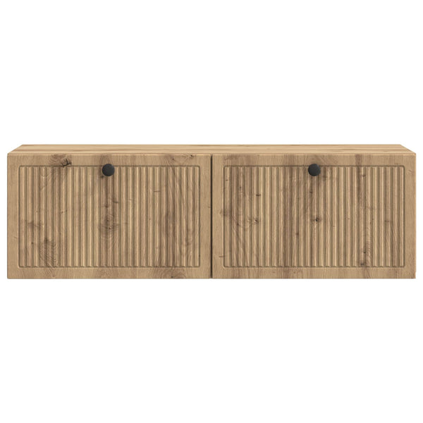 Wandmontierter TV-Schrank Eiche 98cm